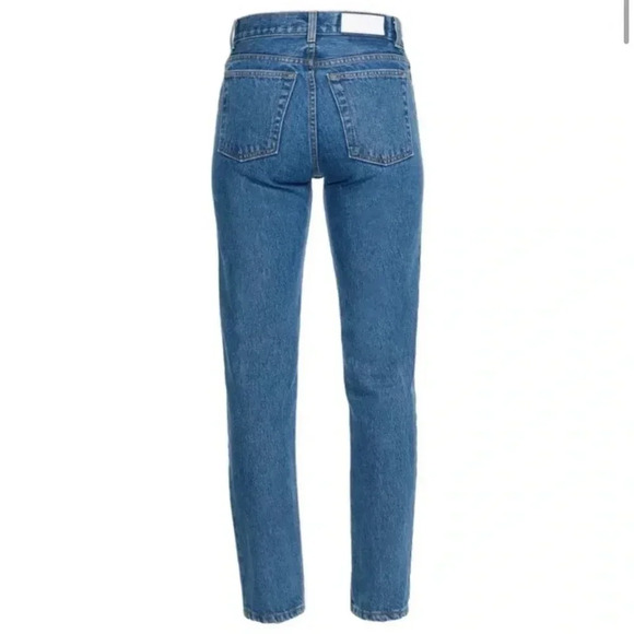 RE/DONE Originals Jeans Academy Fit Straight Leg High Rise Style: 188-3WAHR SAF - Picture 6 of 7